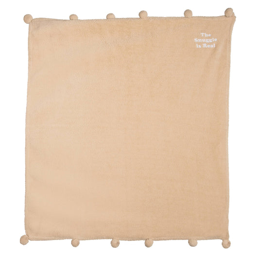 Polyester 60" Off-White The Snuggle Is Real Blanket