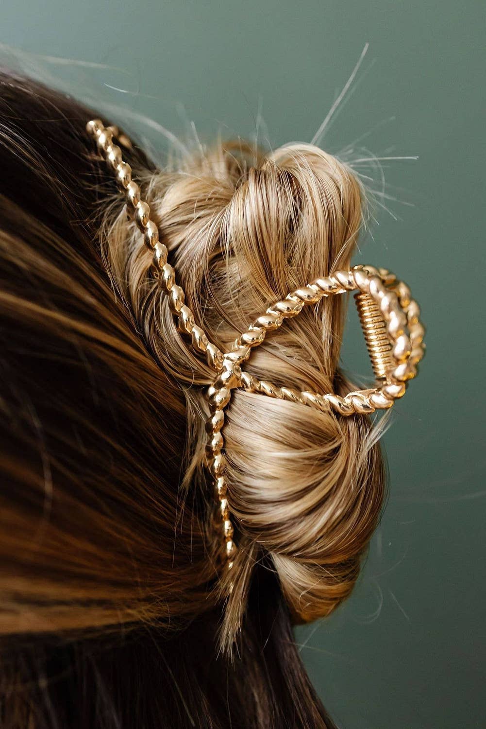 Large Gold Hair Clip