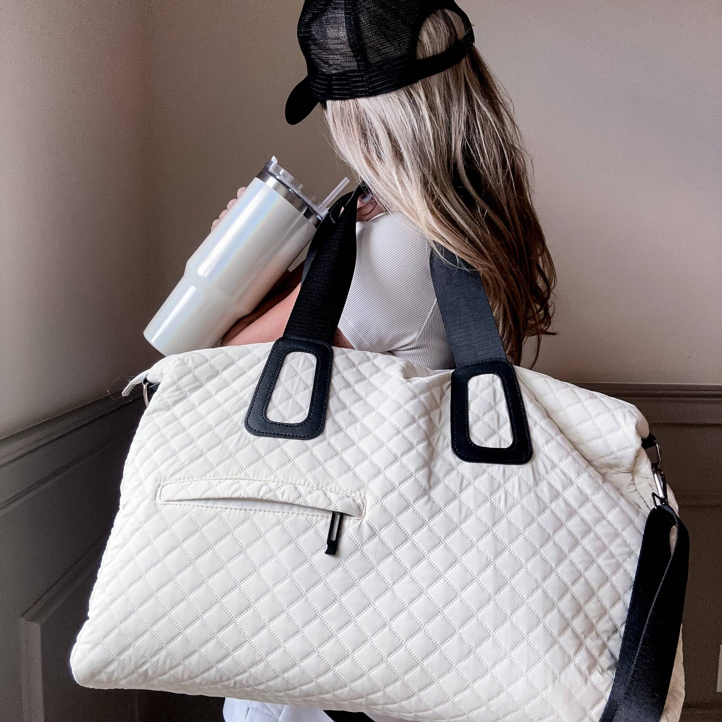 Quilted Weekender Bag